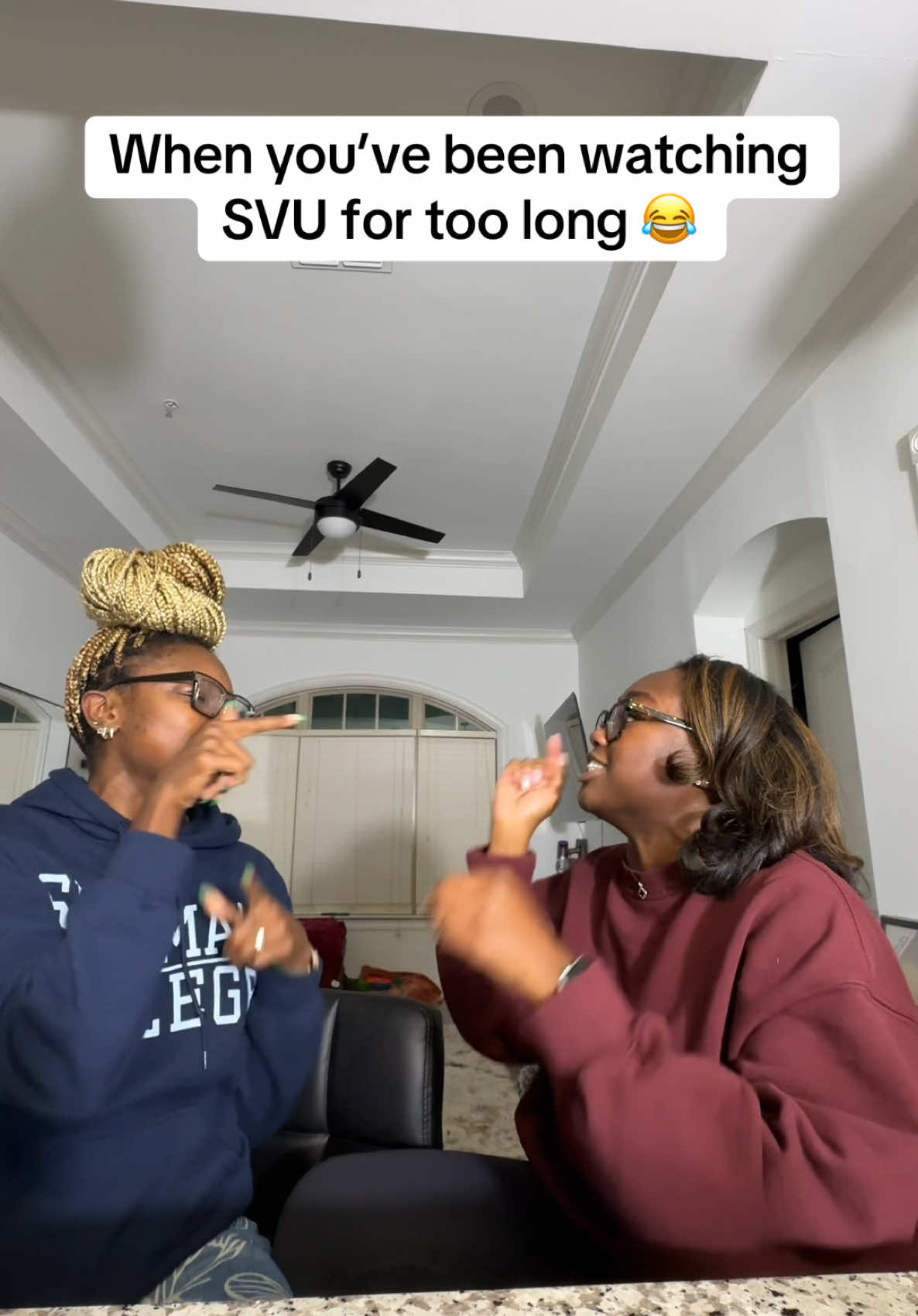 We play entirely too much, but when someone suggested it, we decided to try it out 🤷🏾‍♀️  #fyp #fyppppppppppppppppppppppp #fypシ゚viral #singing #lawandordersvu 