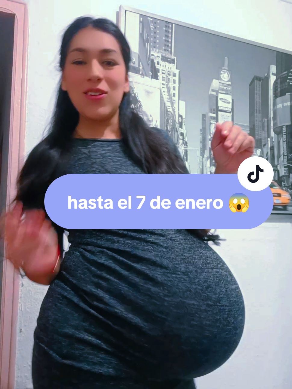 y pasamos del 26/12/24 al 7/1/25🤣🤣🤣 ella no quiere salir😅 #embarazadastiktok  #embarazofeliz  #41semanasapuntodenacer🤰😍  #partonatural 