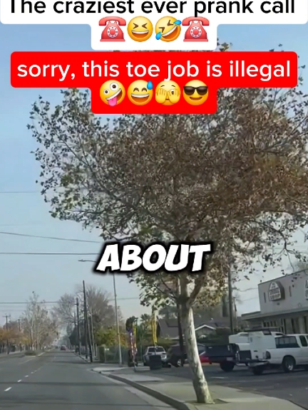 sorry, this toe job is illegal 🤪😎😱 #funny #funnyy #Fyp #prankcall #prank #phonecall 