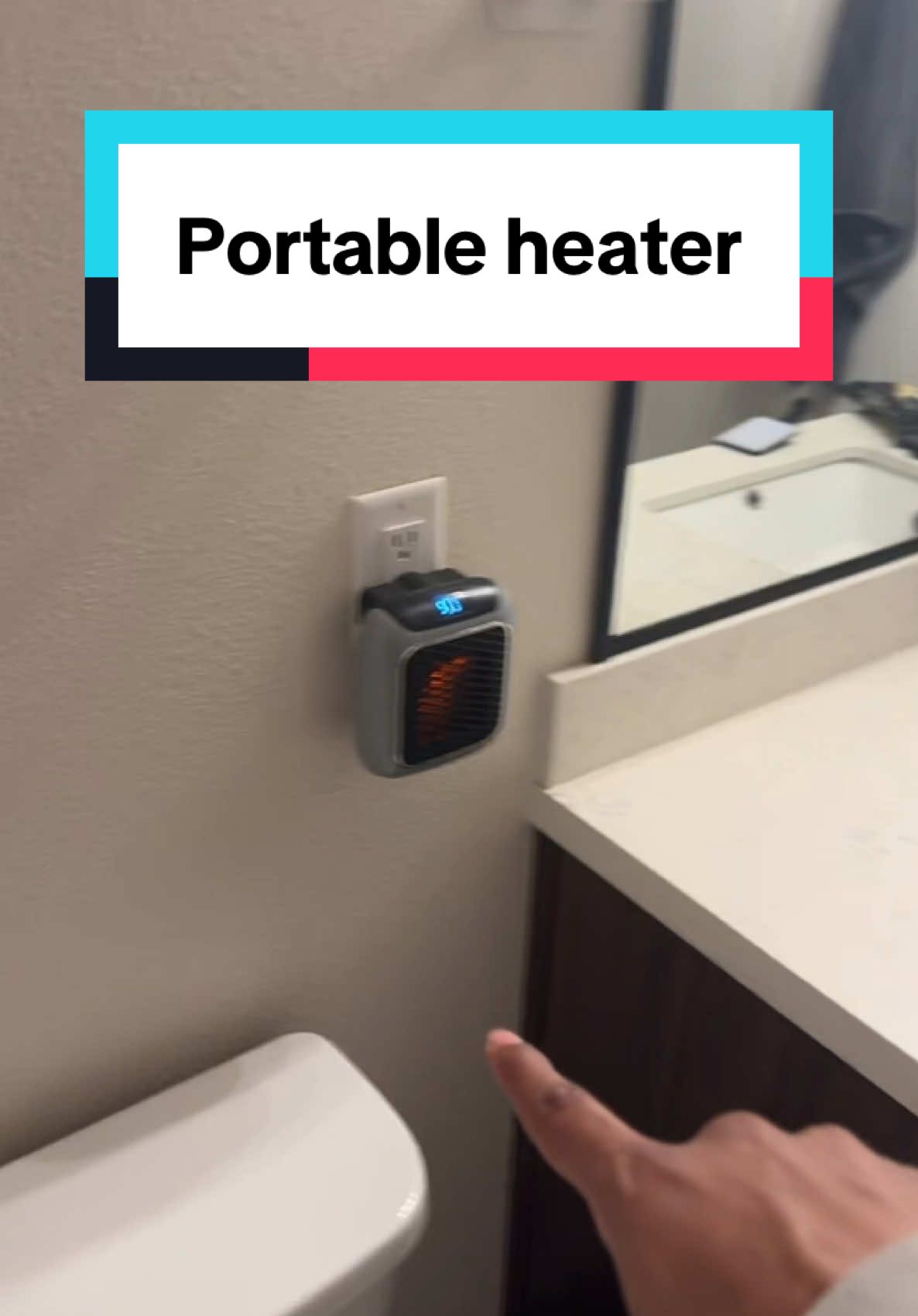 This portable heater is small but VERY powerful. They are selling fast so grab yours🔥 #heater #spaceheater #portable #winter #warm #newyearnewaura 