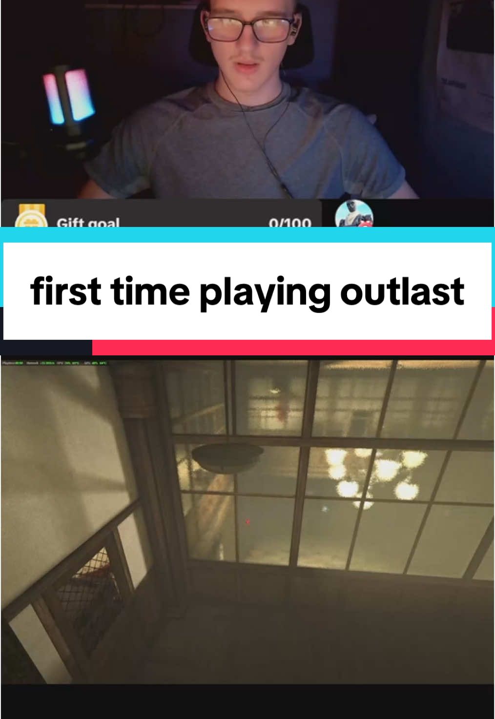 time i got jump scared playing outlast for the first time 🤣🤣#fyp #outlast #scary #jumpscare 