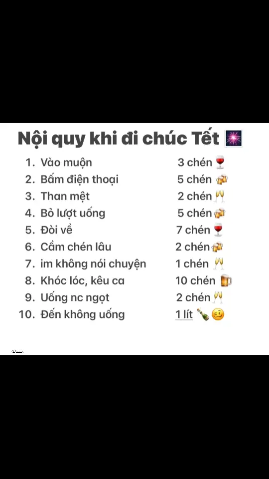 Thêm nội quy gì bổ sung nháaaa🍻🎆#tet #xh 