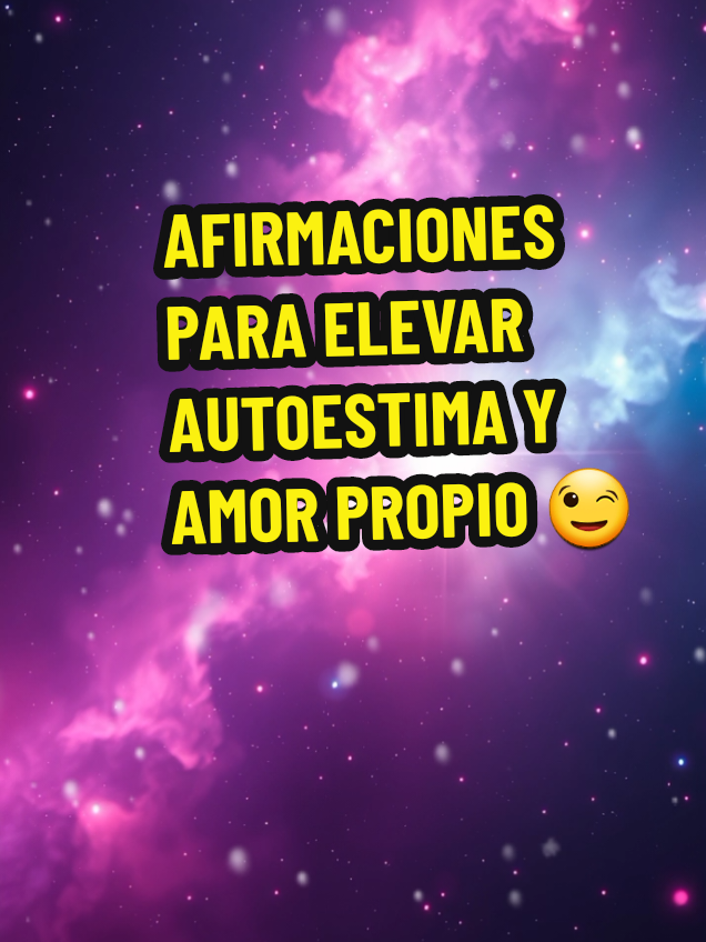 Afirmaciones para Elevar tu Amor propio y Autoestima, repitelo en las mañanas en voz alta o puedes leerlo antes de iniciar tu jornada diaria, el manifestar lo que quieres con palabras tiene un efecto muy poderoso en tu subconsciente, que es el encargado de llevar tus pensamientos, sentimientos y emociones a la realidad, si tu haces de esta rutina un hábito, es decir repites todos los días estás afirmaciones de forma automática, constante, disciplinada, con la fe de que esto resultará y lo haces por un período de tres meses está rutina, que es el tiempo que se demora una conducta en transformarse en un hábito, esto empezará a verse reflejado en tu realidad, lo cual te llevará a ser una persona que vibra en una frecuencia vibratoria elevada, recuerda que todo lo existente es energía, por ende, como eres energía tienes la capacidad de manifestar la realidad que tu quieres, porque la realidad también es energía, la clave es que tu energía esté alienada con la energía de aquello que tu deseas, es decir, que tus pensamientos, sentimientos y emociones sean coherentes con la persona que tu quieres ser, porque tu eres el arquitecto de tu vida, tu puedes elegir que persona quieres ser, si tu pensamientos, sentimientos y emociones del momento son coherente con la persona que tu quieres llegar a ser, es decir, tu energia esta alienada con la energía universal, tu subconsciente se encargará de llevar a la realidad aquello que deseas, el poder está en tu Interior, el exterior es simplemente el reflejo de tu interior, es un espejo de como tu eres internamente, si esta rutina los haces un hábito, en tres meses empezarás a ver resultados en la realidad, que tengan buen día, saludos 😉 #decretosyafirmaciones  #reflexionesdelavida  #mensajesmotivacionales  #mensajespositivos  #CapCut 