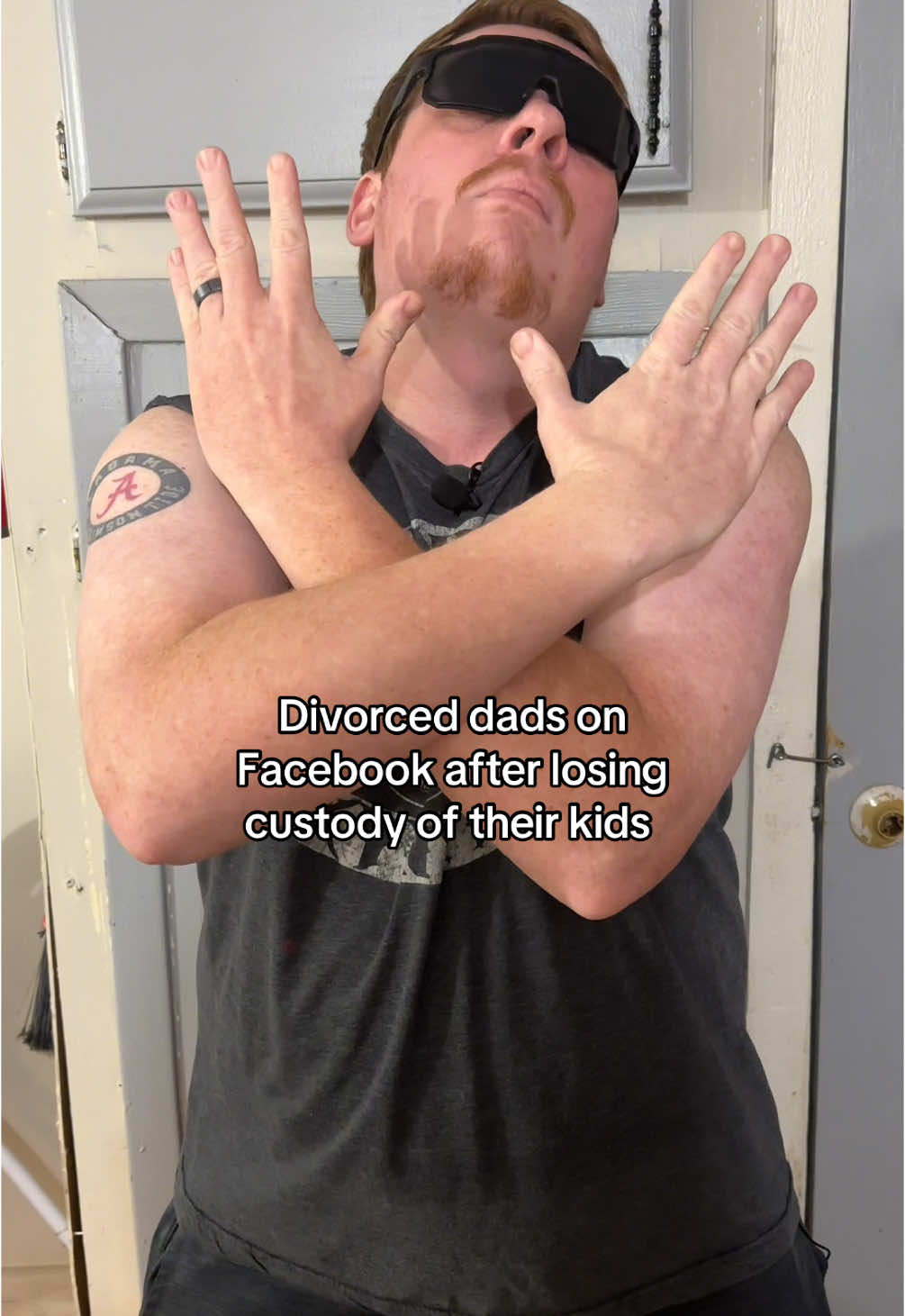 Divorced dads on facebook after losing custody of their children #fyp #skit #cringe #divorceddads #facebookmemes 