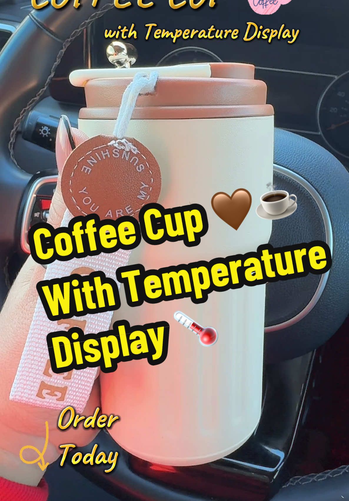 𝐂𝐨𝐟𝐟𝐞𝐞 𝐂𝐮𝐩 🤎☕️#Coffee #CoffeeCup #StainlessSteel #Temperature #Display #CoffeeTikTok #CoffeeLover #CoffeeTime #TikTokShop #Fyp #Vaso #Cafecito #StayWarm #Calientito #BuyNow 