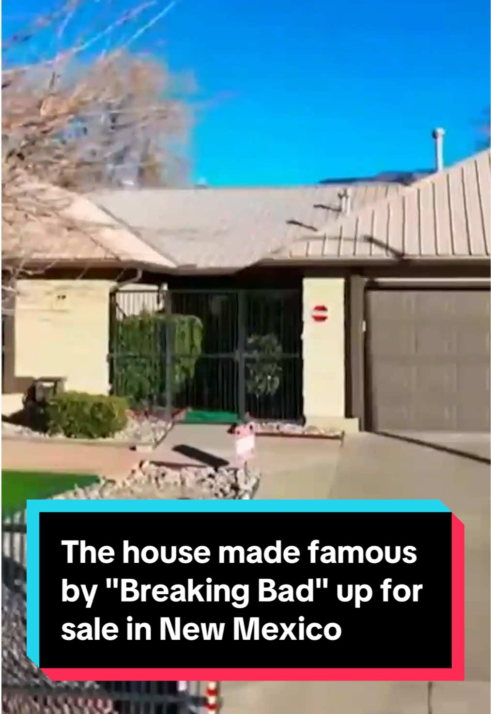 The house made famous by the TV series 'Breaking Bad' is up for sale in Albuquerque, New Mexico, and the homeowners are hoping to make a pretty penny on the recognizable property. The house made famous by the TV series 'Breaking Bad' is up for sale in Albuquerque, New Mexico, and the homeowners are hoping to make a pretty penny on the recognizable property. #breakingbad #albuquerque #newmexico #realestate 