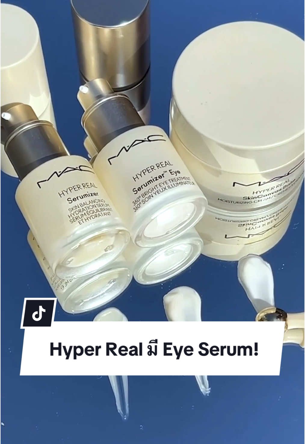 🌟ใหม่! Hyper Real Serumizer Eye กับเซรั่มที่ไม่เพียงแค่ลดรอยคล้ำใต้ตา​แต่ช่วยบำรุงผิวทั้งรอบดวงตาแบบ 360 องศา​ ดูไบรท์ขึ้นภายใน 7 วัน* ช่วยเพิ่มความแข็งแรง เนียนกระชับ​ มอบความกระจ่างใสให้ผิว  🛍️รับฟรี HYPER REAL EYE APPLICATOR มูลค่า 2,950.- ​ เมื่อซื้อ HYPER REAL SERUMIZER™ EYE 360° BRIGHT EYE TREATMENT  📍ที่เคาน์เตอร์ MAC Cosmetics ทุกสาขา #เซรั่มตาไบรท์360องศา  #HyperReal #MACHyperReal  #MACCosmeticsThailand #รีวิวบิวตี้ #สกินแคร์ #อายครีม 