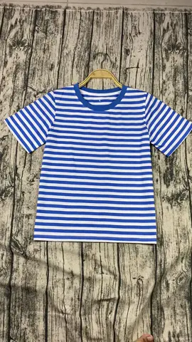 Áo thun sọc xanh chất cotton 2 chiều. Dày dặn ạ. Hàng e tự may nha mọi người #aothunnu #amanecer #banhangtiktokshop #aosocngang #xuhuong #aothun 
