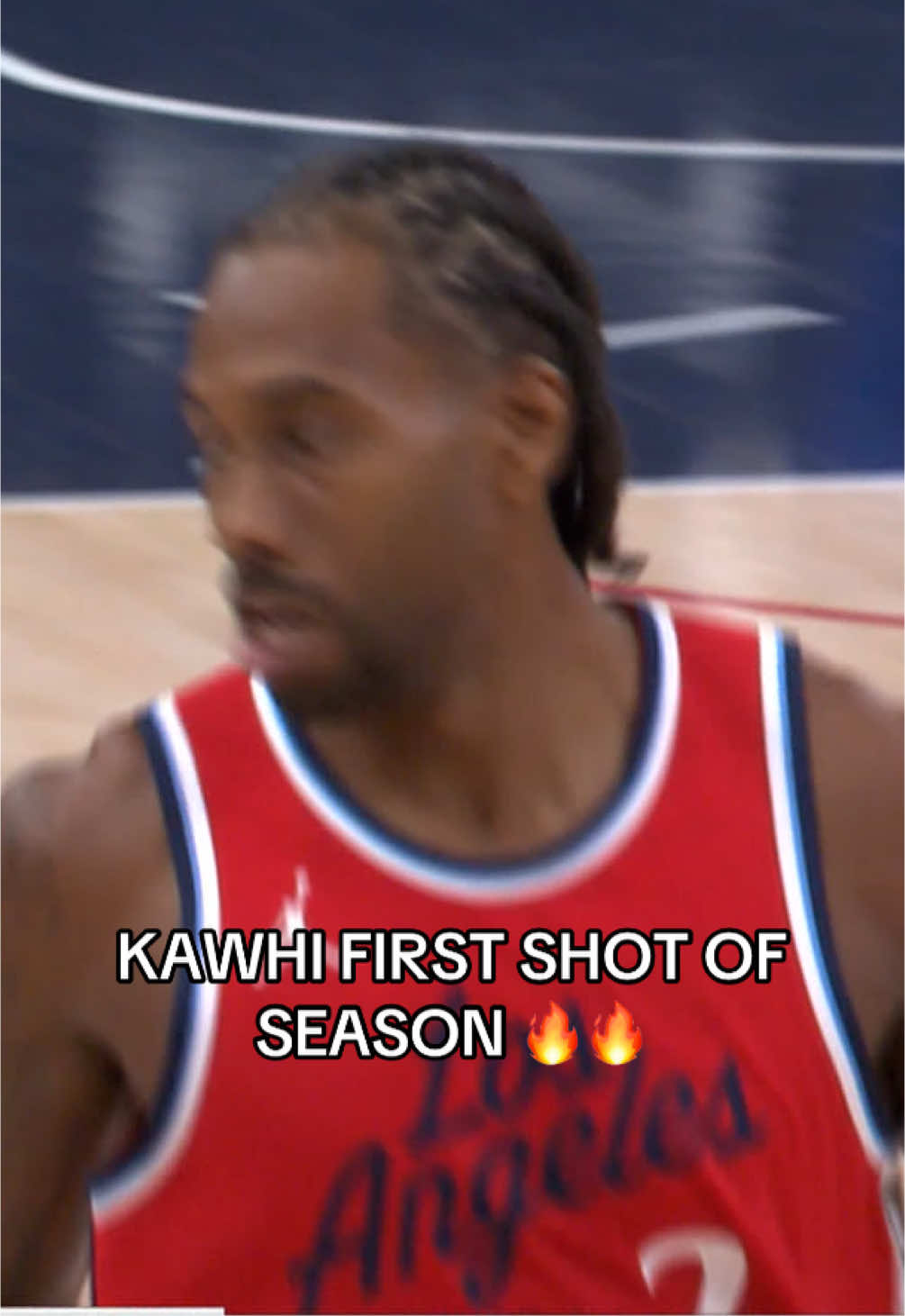 KAWHI IS BACK! 🔥 #NBA #bball #basketball #hoops #kawhi 