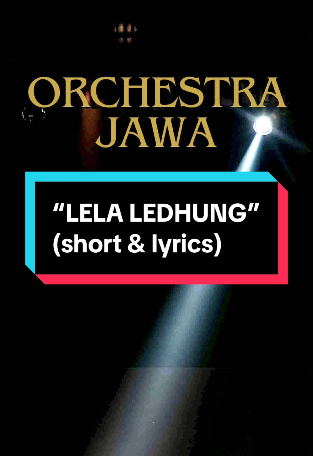 ORCHESTRA JAWA - “Lela Ledhung” (short & lyrics) • full version di bio, akun youtube “Guntur Nur Puspito” • #orchestrajawa #lelaledhung #lelodhung #short #lyrics #lagudolananjawa 