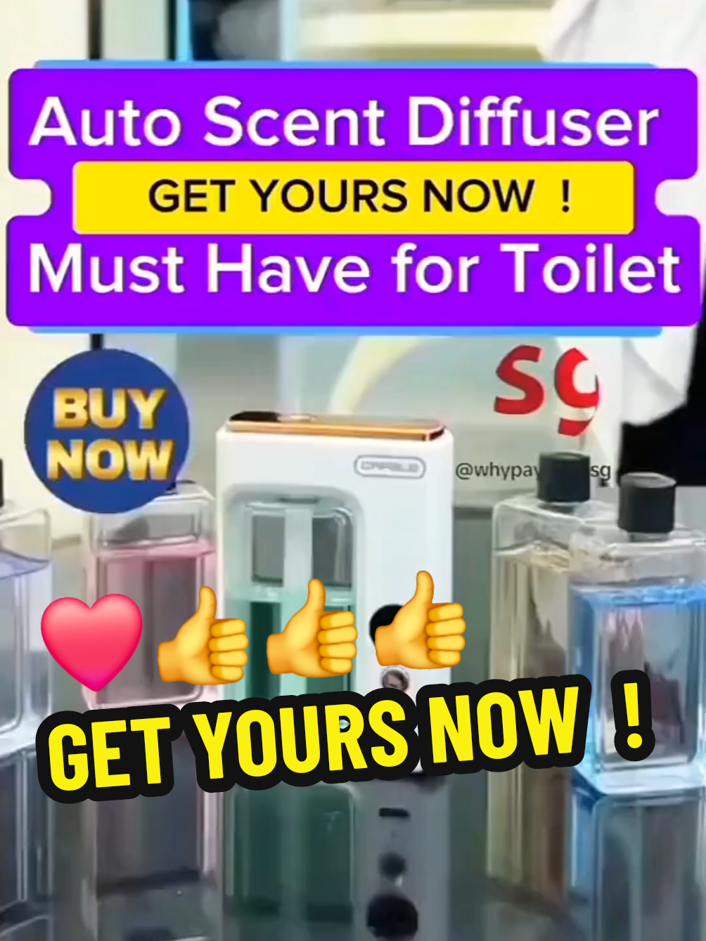 Must Have .Now My House Smell Like Hotel .Get This Wireless Aroma Diffuser Automatic Home Air Fragrance Toilet Aromatherapy Aroma Oil Diffuser Humidifier. Cheap And Good . Hurry GET YOURS NOW  !     #fyp #diffuser #scent #automatic  #tiktokfinds #TikTokMadeMeBuyIt  #weeklywedrush #createtowin  #tiktokshopsg #tiktokshopsgsale  #tiktoksg #sgtiktok #TikTokShop  #tiktoksingapore #singaporetiktok  #tiktoksingapore🇸🇬  #singapore #singaporetiktok🇸🇬  #fypsg #fypsingapore🇸🇬 #fypsingapore 