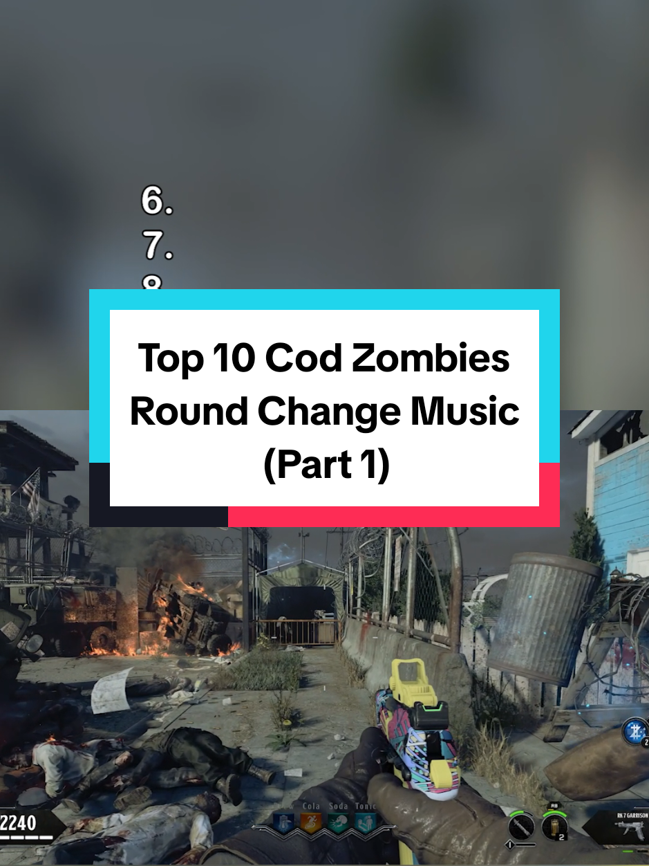 Part 1 #cod #callofduty #zombies #codzombies #music #round  #theme #list #top10 #part1 #bo1zombies #bo2zombies #bo3zombies #bo4zombies #nostalgia #gaming #foryou #fypシ 