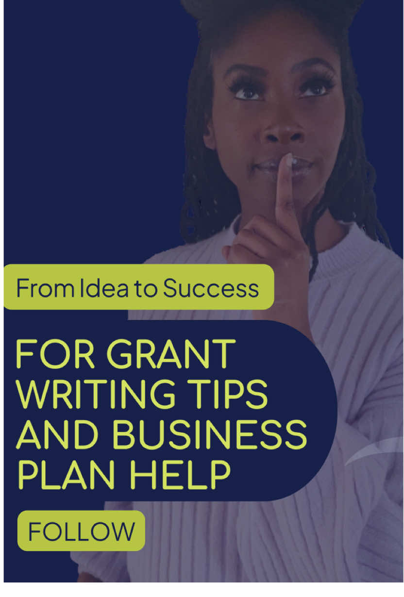 comment TIPS if you need help applying for grants ⬇️🔝🔗 stan.store/50KGrantGuru and I will send you a direct message to answer your questions for free! 3 TIPS FOR GRANTEES:  1️⃣ get uncomfortable by getting mentally and physically prepared because more than likely you’re the breadwinner of your household so it’s best to make yourself as comfortable as possible. As someone who suffers from hot flashes it’s important to do whatever it takes to get my work done for the day including getting a rechargeable cordless fan to keep pushing through tasks 2️⃣ make a list ** bonus if you time block ** I like to do something called a 12 week work year from a book my mentor gave me. It helps you with accountability without overwhelming yourself. I have bad anxiety so I can never sit still so if I’m moving, I make sure it counts!  3️⃣ don’t forget to take a break 👑 Sometimes words start to run together when I’m typing grant proposals and business plans so I simply take a break. I give myself 30 minutes to block and report fake accounts after every 2 hours of straight work on my business Did you find these tips useful? comment TIPS and SUBSCRIBE for more  Reasons why you should apply for grants: 💰no credit checks 💰don’t need to be paid back 💰startup friendly 🆓 funds 💰 pay vendors or business bills with no personal guarantee loan To win a business grant you need: 💎 registered entity in USA 💎EIN number 💎Business Bank account  💎Business Plan or Pitch Video 💎 my chatGPT book if you struggle with answering essays 💎 my global grant list of available grants for startups, minority, women owned and veteran run businesses 🤑 grants for beauty and skincare, food and beverages, trucking companies, professional services, gyms, restaurants, bloggers, medical supplies,cosmetologist, event planners, daycares or assisted living facilities, and much more #grantfunding  #businessgrants #SmallBusiness  #businessfunding   #grants #grantwriting  #entrepreneur #womenownedbusinesses #womeninbusiness 