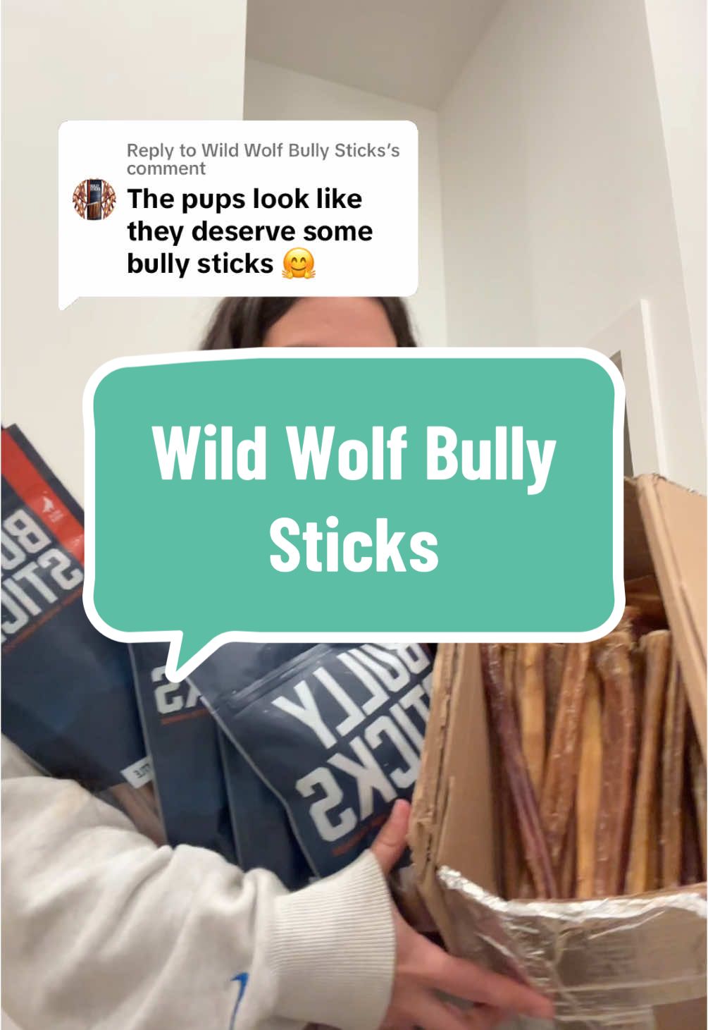 Replying to @Wild Wolf Bully Sticks @Wild Wolf Bully Sticks THANKYOU ❤️