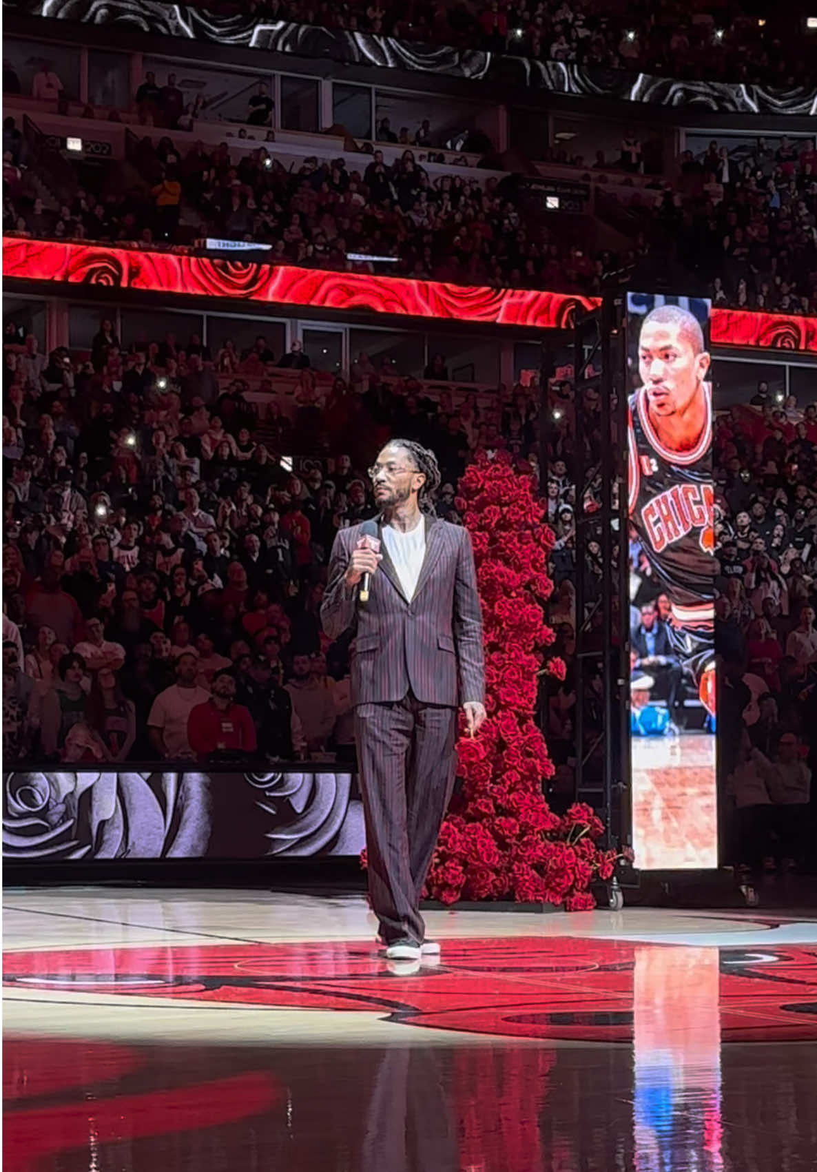 “Thank you Chicago for forcing me to be GREAT” Derrick Rose’s speech had us in the feels 🥹❤️ #derrickrose #speech #growth #retirement #chicago #chicagobulls #NBA #basketball #celebration 