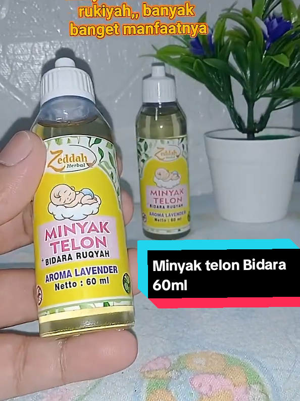 Minyak telon Bidara 60ml #minyaktelon #minyaktelonbidararuqyah #affiliatetiktok #affiliatemarketing #tiktokviral #racuntiktok 