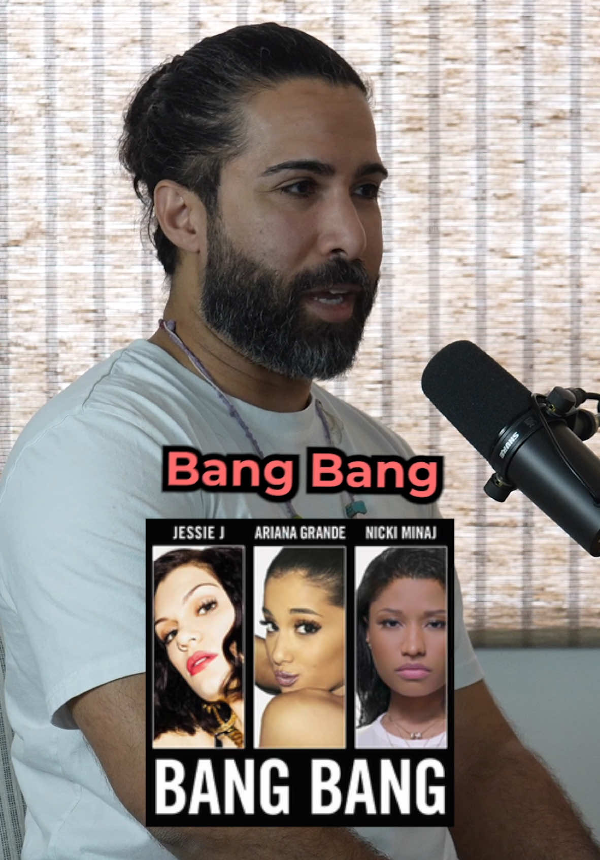 Replying to @Roberta Media How 'Bang Bang' Became the Ultimate Ariana Grande, Nicki Minaj & Jessie J Collab  In our conversation with Savan Kotecha, he talks about how one of the most iconic pop songs of the decade came together. The song would eventually go onto have some of the most iconic artists of our time on it. Savan goes into so much more detail in our full convo but here’s a small clip from it with @Savan_Kotecha  #singer #songwriter #arianagrande #jessiej #nickiminaj #collab #hitsong #songwriting #popmusic #billboard #demo #musicproducer #women #singing #popstar #inspirational #trendingsong  @arianagrande @Nicki Minaj @JessieJ 