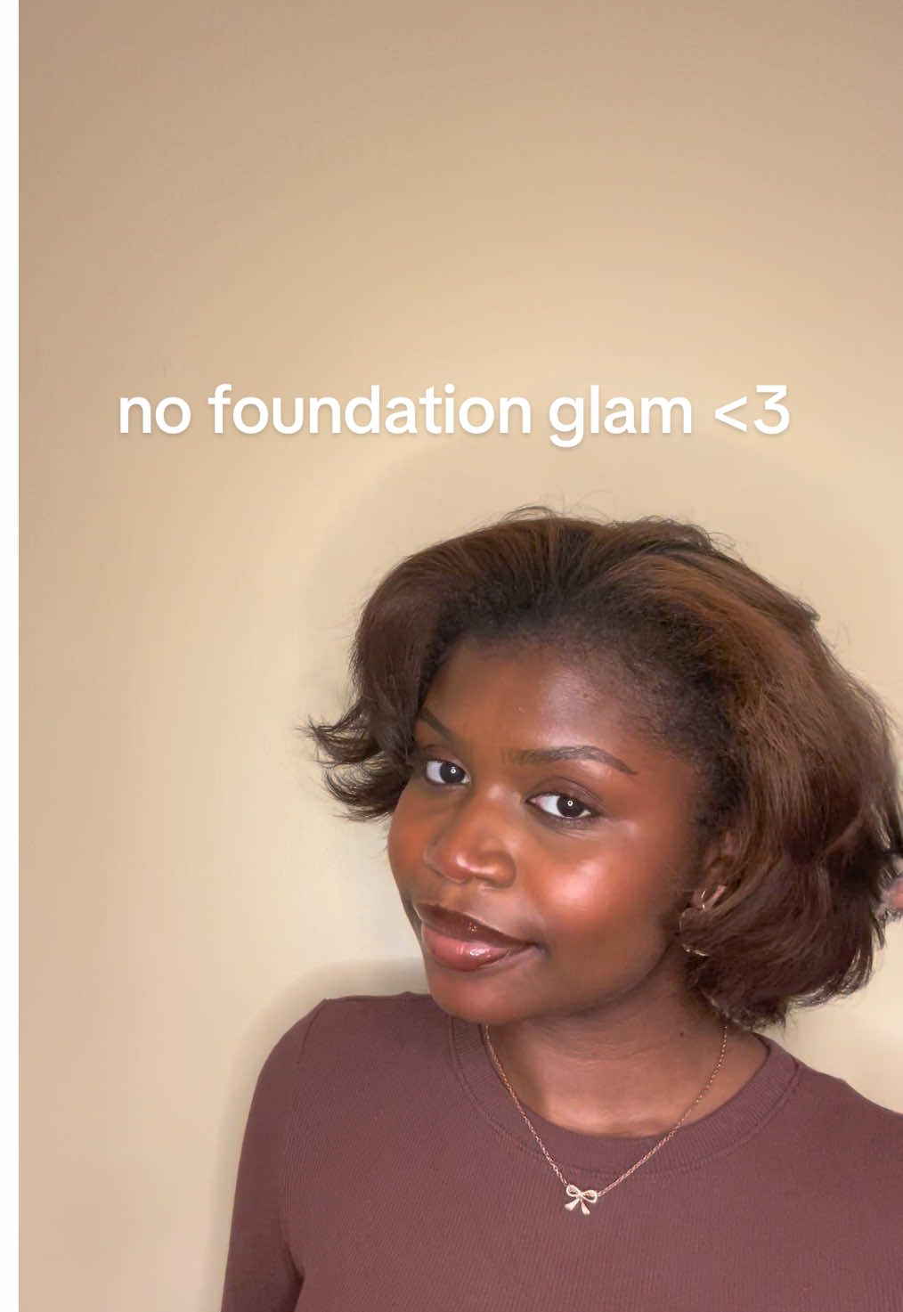 pov: u finally started 🙂‍↕️ no (liquid) foundation makeup! nars radiant concealer: walnut kiss pressed powder: coconut elf hydrogrip setting spray elf liquid bronzer rare beauty blush: grateful anastasia beverly hills brow wiz: dark brown #makeup #rarebeauty #elfcosmetics #blackgirlmakeup 