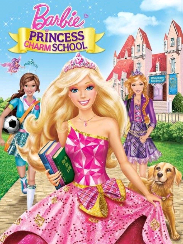FILME COMPLETO Barbie escola de princesas #barbie #fyp #desenho 