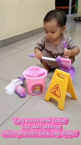 Alat kebersihan anak 🥰 #alatkebersihan  #mainananak  #mainanedukasi 