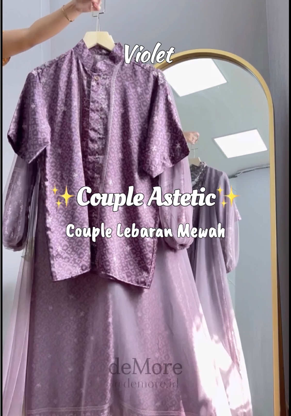 Tampil serasi, bersinar bersama! 🌟👗 Selamat merayakan Lebaran dengan penuh kemewahan dan kebahagiaan. 💕✨ #coupleaesthetic #lebaran2025 #ramadanekstraseru #HariRaya 