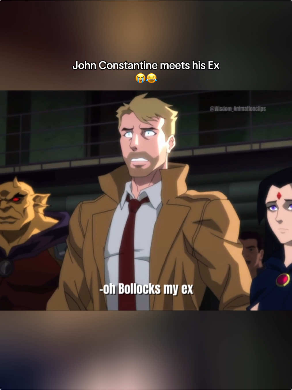 How would that even work? I don’t even think I wanna imagine how it would 😭💀 #dccomics #animationclips #algorithm #clips #animtionshows #johnconstantine #fyp #kingshark #harleyquinn #raven #dcau 