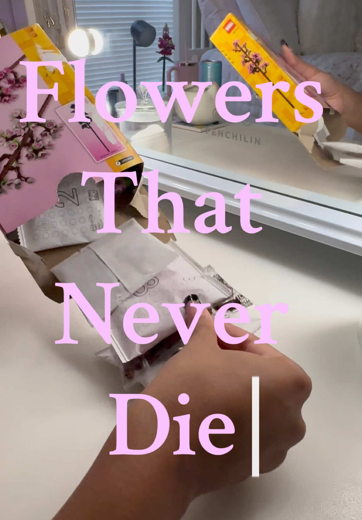 This is my third set of flowers and honestly it’s my favorite 🌸 #legos #legoflowers #cherryblossom #buildlegos #relatable @LEGO 