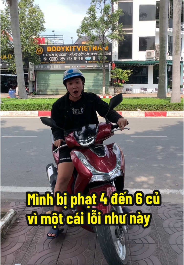 Mình bị phạt 4 đến 6 củ vì một cái lỗi như này #datdungdua #luatgiaothong #giaothong 