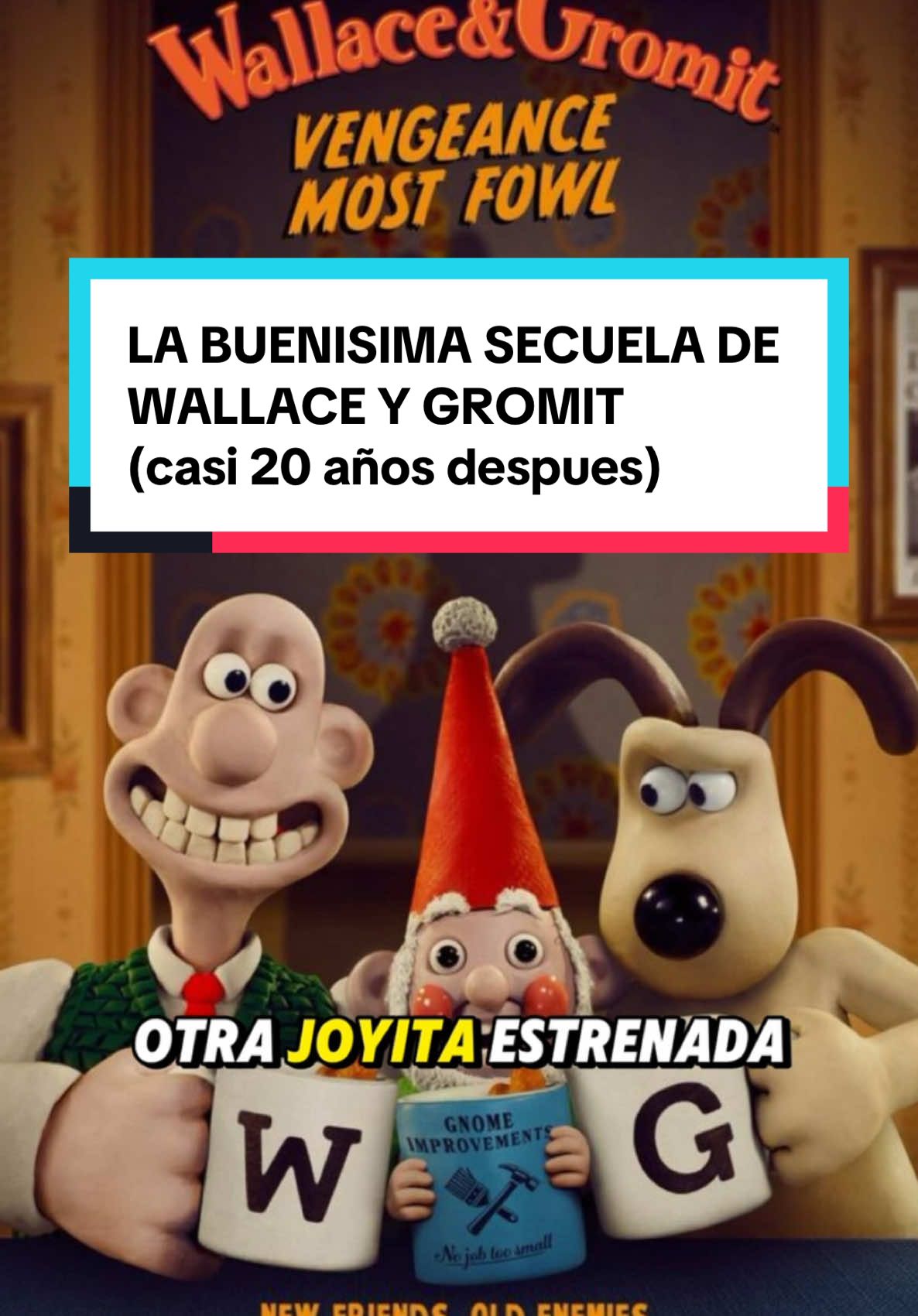 ¿Ya vieron la nueva de Wallace y Gromit?🧐. #fyp #parati #entretenimiento #wallaceandgromit #wallaceygromit #netflixlatinoamerica #max #reseña #cine #peliculas #opinion 