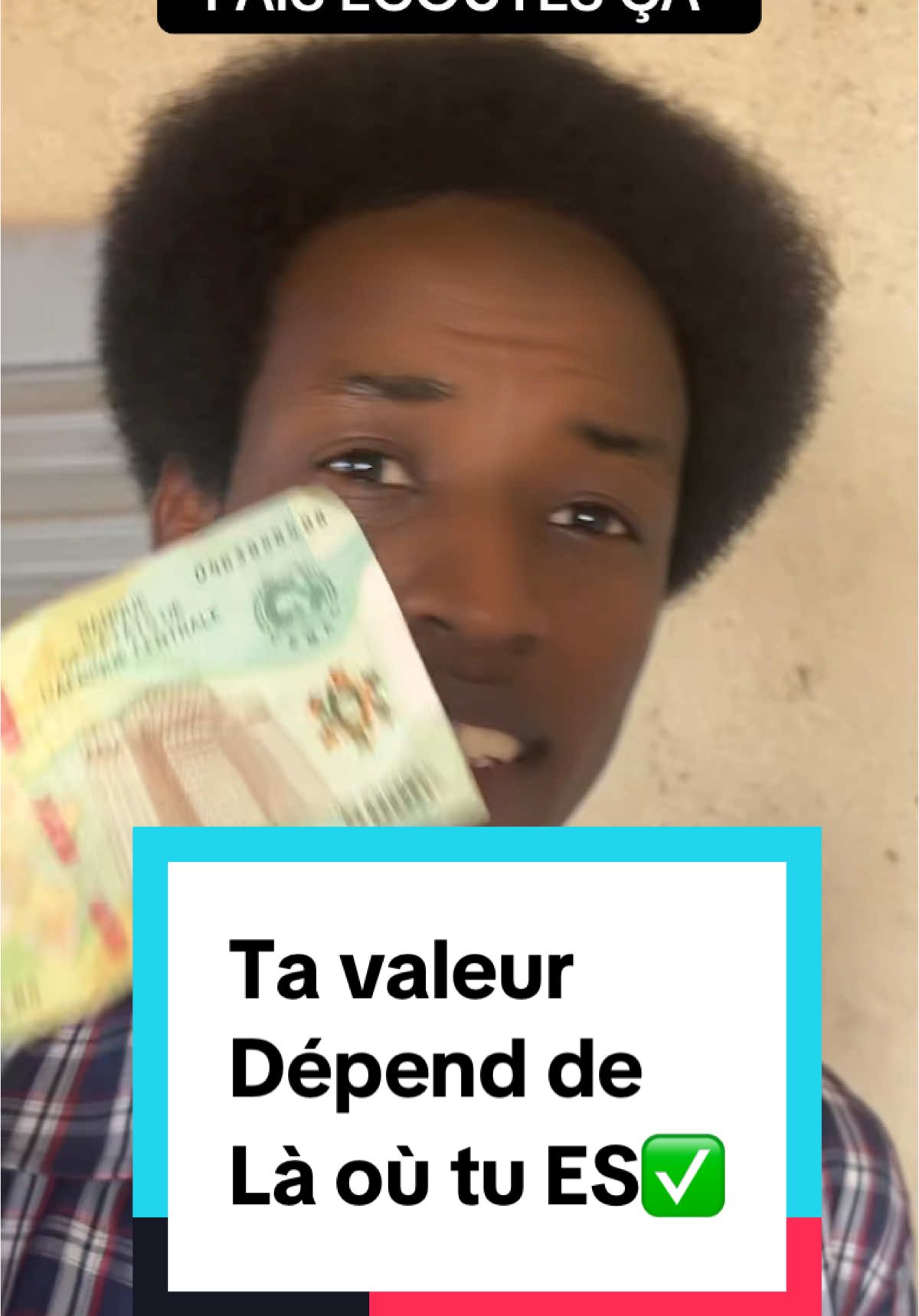 Ta valeur dépend de là où tu te trouve ‼️ VRAI ou PAS ❓❓#ABONNEZ_VOUS #MOTIVATION 