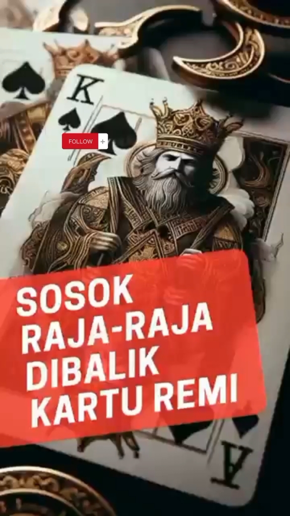 Kali ini kita akan membahas di balik setiap simbol Raja-raja kartu remi yang sederhana tersimpan kisah-kisah epik dan kebesaran dari zaman yang jauh. Mari kita telusuri jejak keempat raja legendaris yang menginspirasi simbol-simbol ini dan temukan makna mendalam di balik setiap kartu. #RajaKartuRemi #SimbolRaja #KartuRemi #SejarahKartuRemi #LegendaRaja #KartuRemiKlasik #SimbolismeRaja #KisahRaja #KartuRemiVintage #RajaDalamKartu #shorts  #sudahpahambelum  #history #trending #fyp 