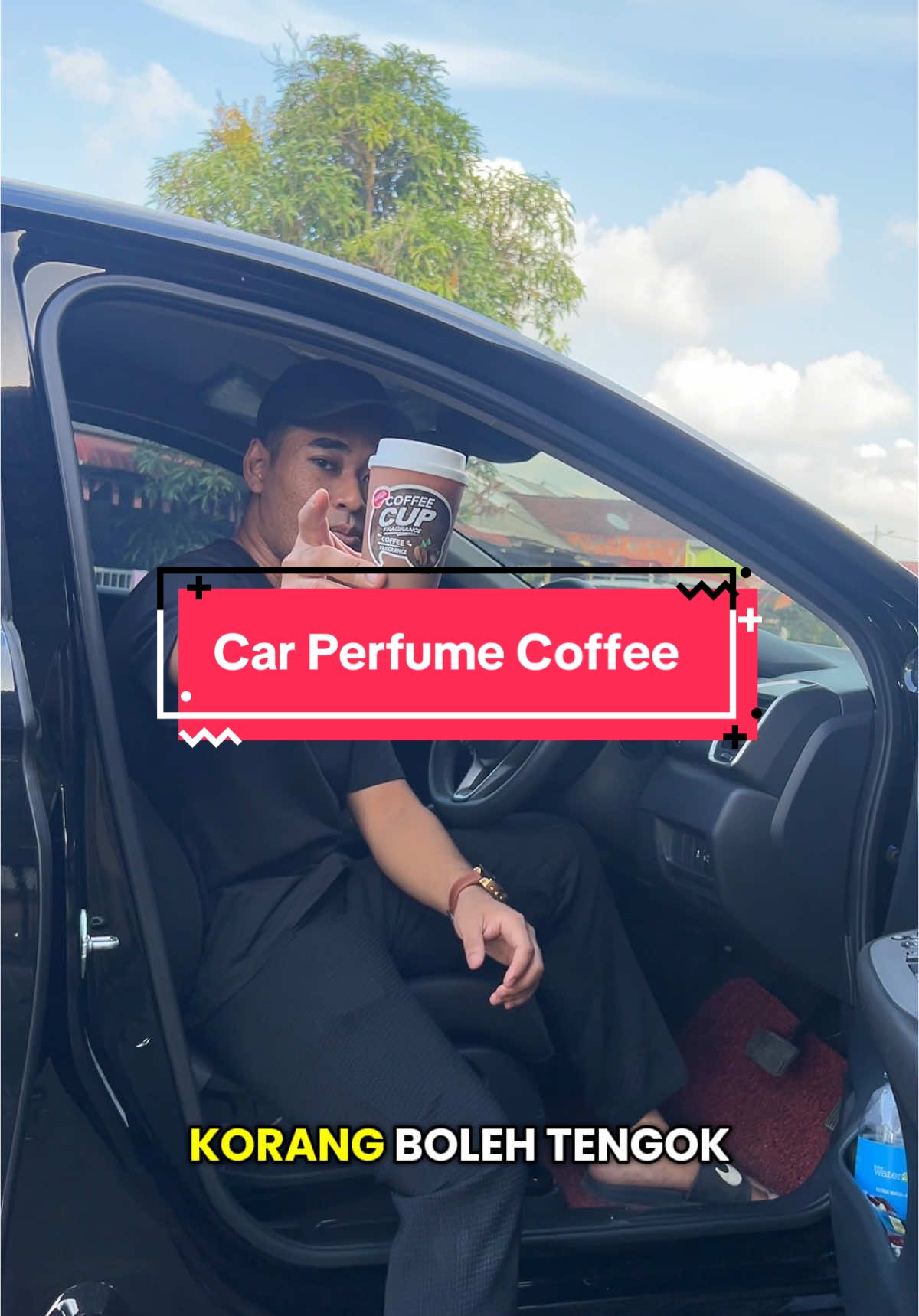 Nak bau coffee? Beli ni #wangiankereta #carperfume 