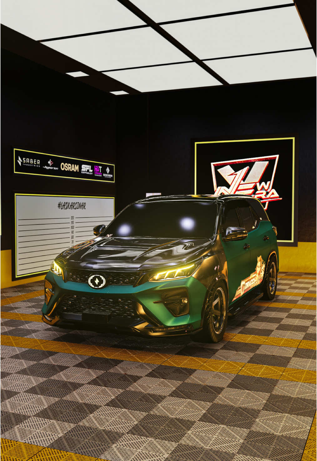 Yoongmotor cabang Virtual 🤩 #toyotafortuner #dracco #fyp 