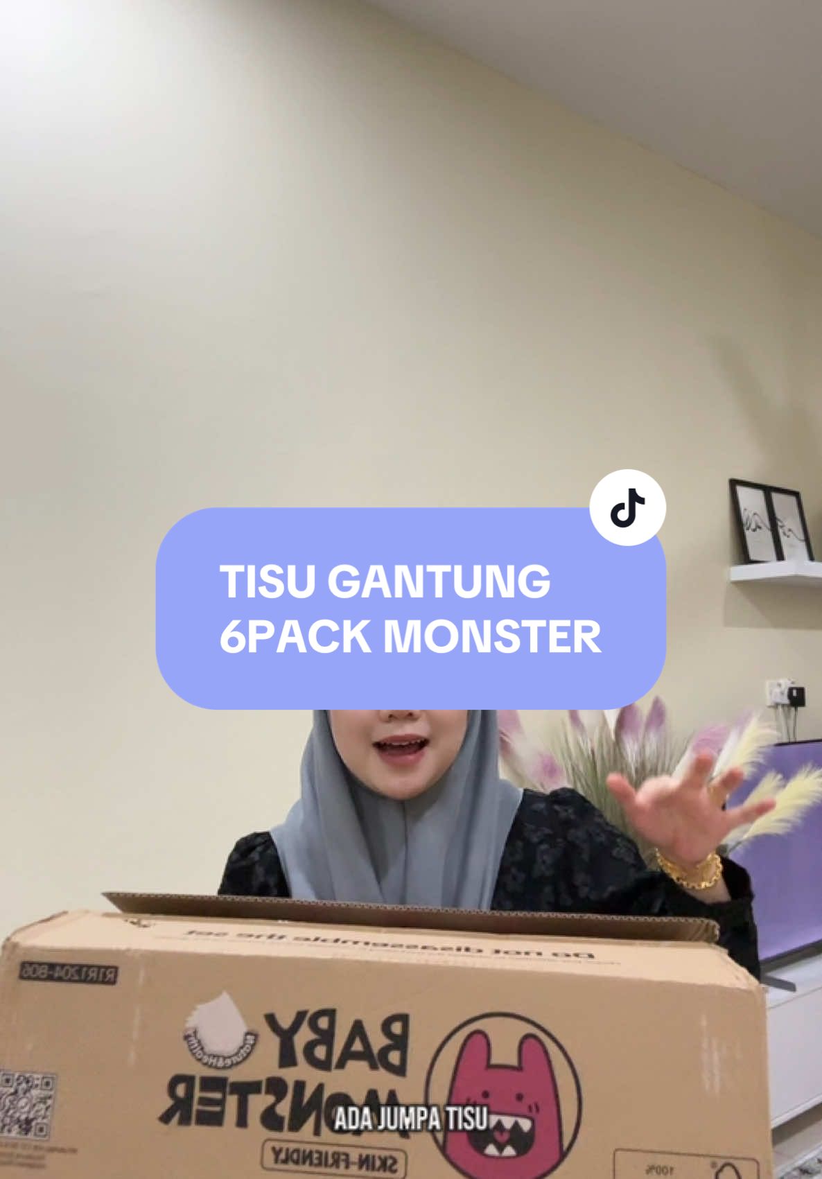 Tisu gantung design lawo ni murah je! 6pack dpt dengan harga RM20, siapa nak bagi kan?  #tisuviraltiktok 