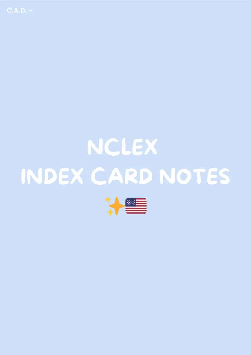 mostly from Simplify NCLEX + Archer + Bootcamp! ~ All about NCLEX: https://drive.google.com/drive/folders/1rXlhFsZ1RwctRVf8RSJkPYKcJe7ly-ns #nclex #nclexrn #usrn #nurses #notes #nursetok 