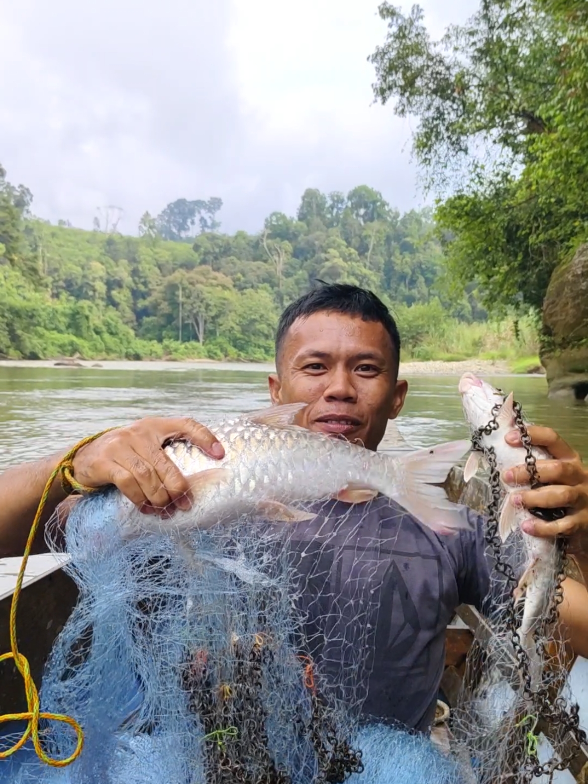 ikan Sultan doble strike babon👍👍 #fyp #menjalaikan #ikansultan #macher #ikansemah #fish #fishing #ikan #rezeki #rajaikan #anaksungai #angler #strike #rezeki #kampar #riau 