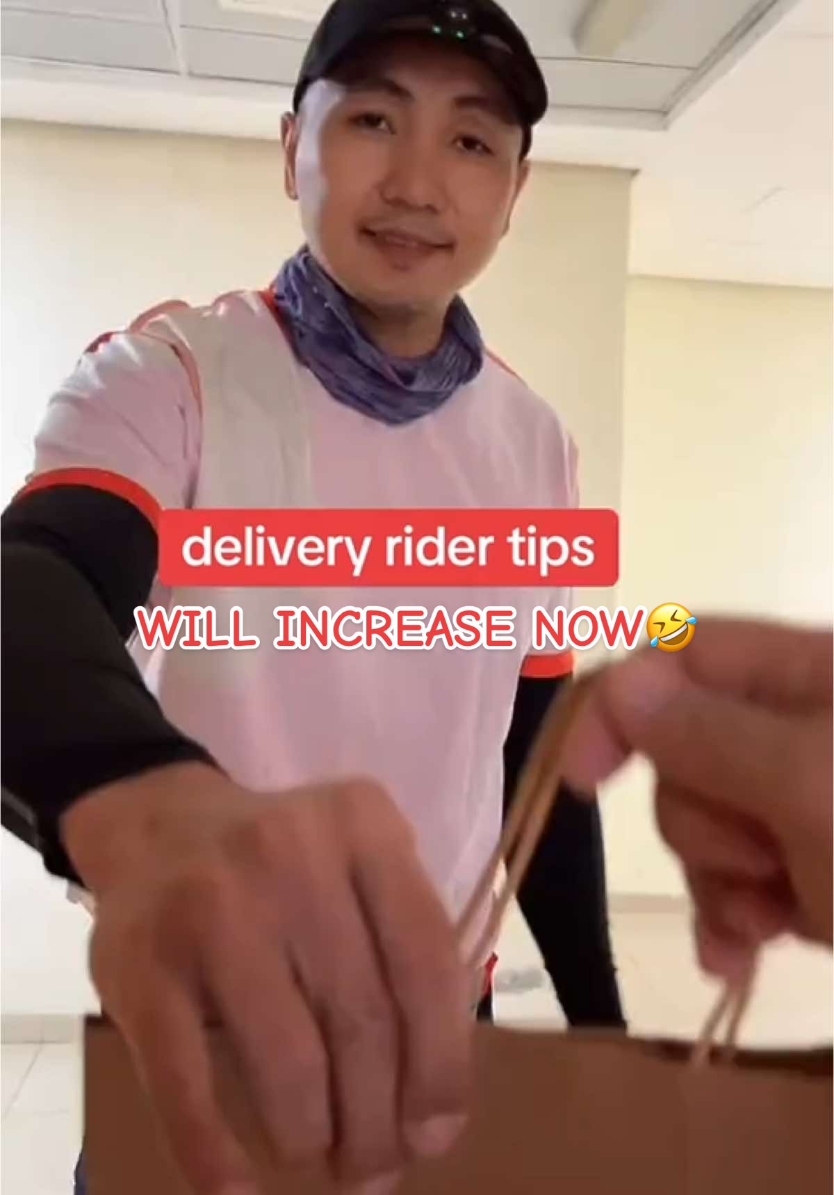 DELIVERY RIDER TIPS WILL BE INCREASED 🤣 #ofw #amazing #highlights #everyone #dubaiofw #dubai #delivery #rider 