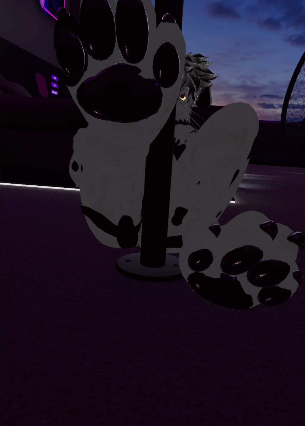 It’s my best feature 🐾    #VRChat #VRChatFurry #fakebody #trend #hot #fyp #paws #beans 