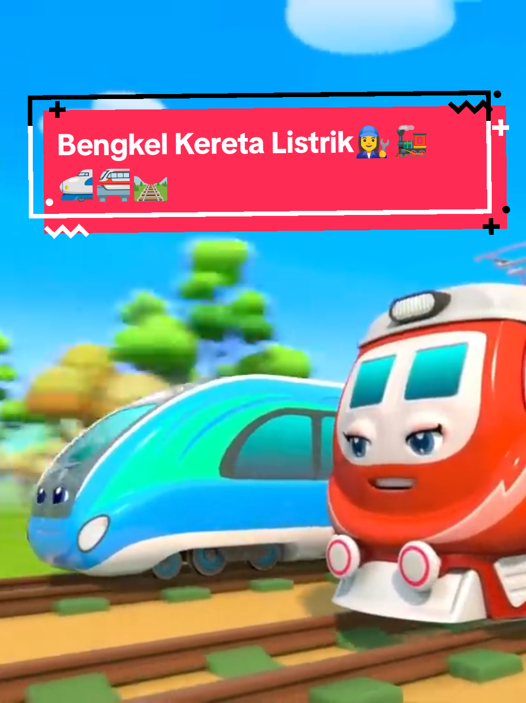 Bengkel Kereta Listrik👩‍🔧🚂🚅🚝🛤️ . . . #happykids #babybusindonesia #babybus #foryoupage #foryou #filmanakanak #filmanak #edukasianak #filmkartun #kartunlucu #bengkelkereta #keretaapi #keretaapiindonesia 