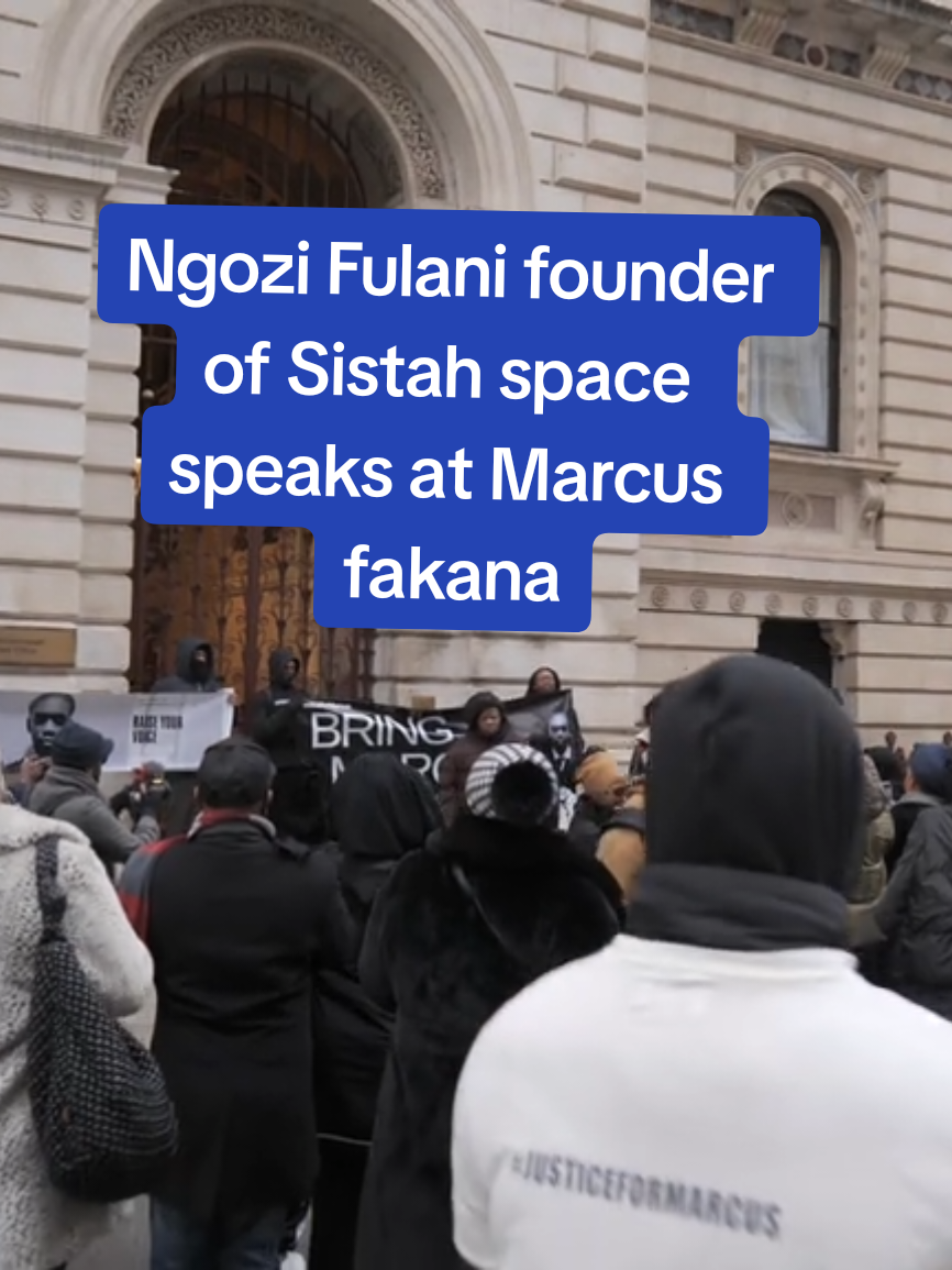 Ngozi Fulani founder of Sistah space speaks at Marcus fakana Protest #marcusfakana #ngozifulani #zonjy #prison #hmps #hmp #prisonlife #prisonlifestyle #newsuk #fulani 