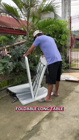 Wala nang kakain ng nakatayo kasya na sa long table lahat!!#foldablelongtable#table#heavydutytable#fypシ゚viral #fypシ #creatorsearchinsights 