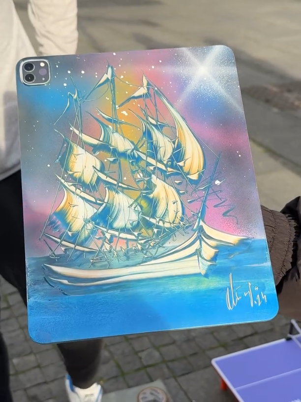 spray paint my ipad  Challenging exploring more talent in daily life with Mr Junaid  🔥🔥🔥🔥🥶🔥#mrjunaid #mrjunaidlive #tiktokjunaid #tiktokjunaidlive #junaidgamingyt🔥 🔥#mrjunaid #mrjunaidlive #tiktokjunaid #tiktokjunaidlive #foryoupage #foryou #fyp #viral #viralvideo #tiktok #satisfyingvideo #asmri  this is Mr Junaid Need more help  contact us ❣️ 