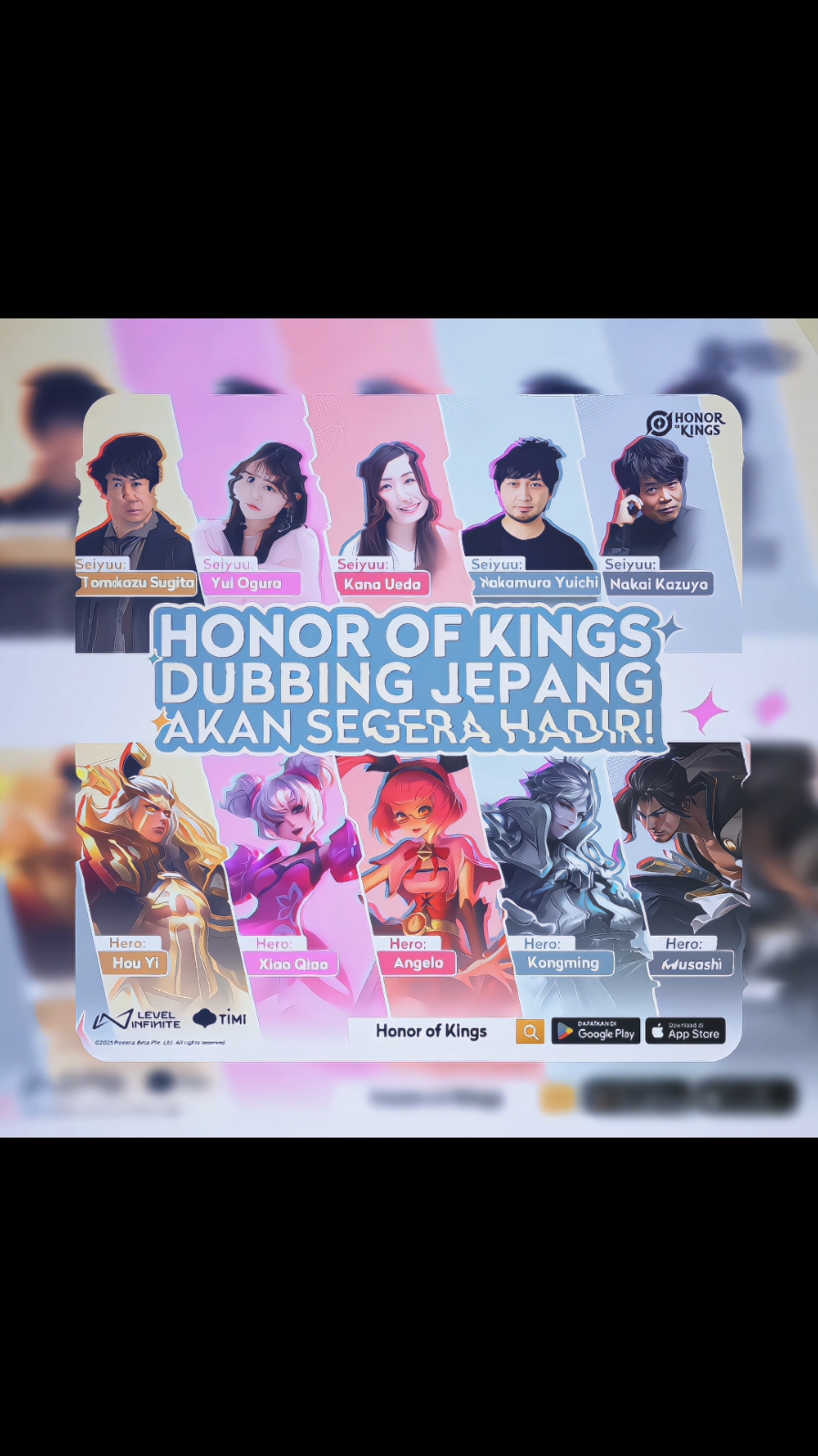 Finally, Voice Japan next Update? 😋 #honorofkings #honorofkingsid #mobaforeveryone #hokcreator #hokstudio #hokcreatorcamp #voice 