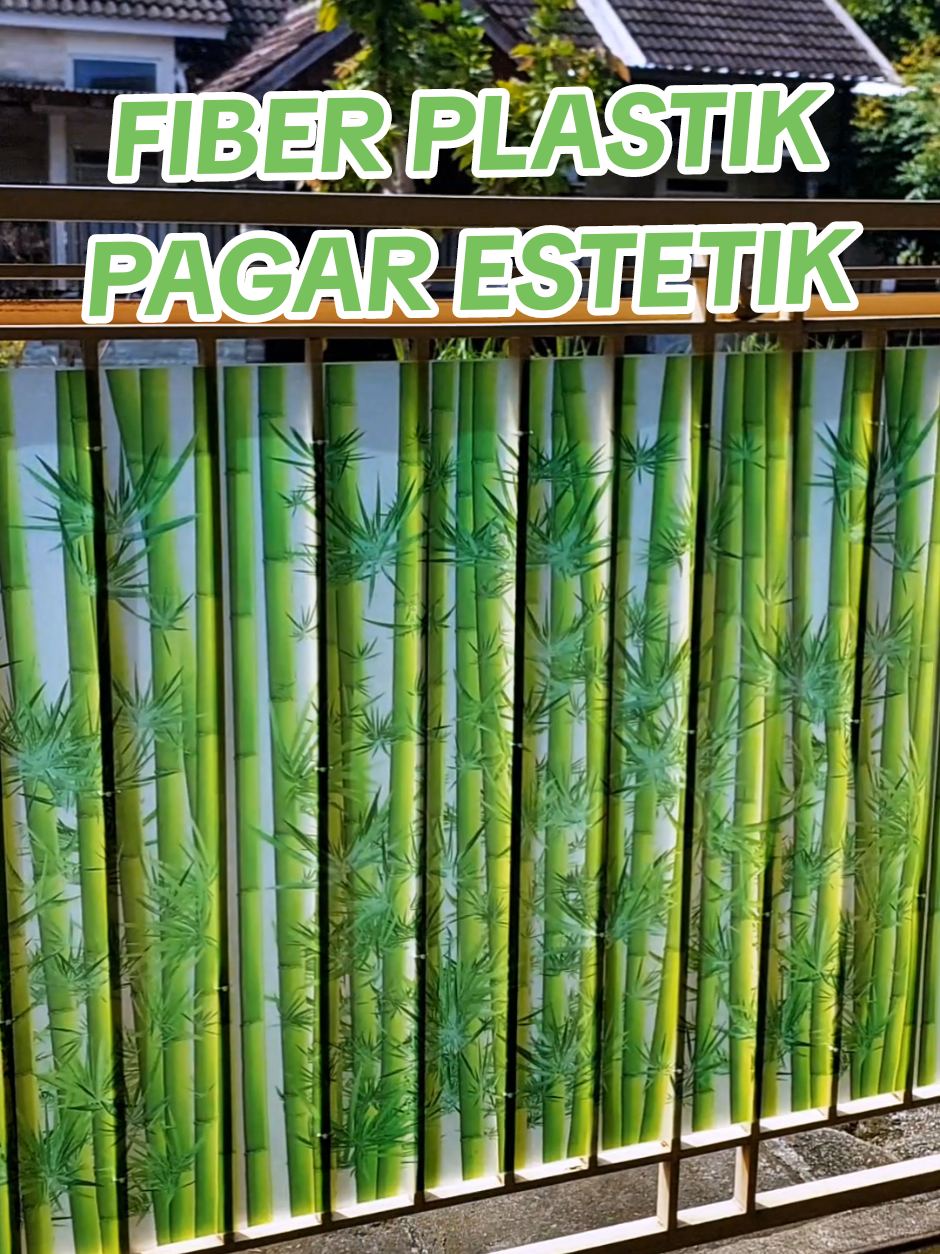 fiber plastik estetik penutup pagar, stylish & tahan lama. #fiberpagar #fiberplastik #penutuppagar #pagarestetik #dekorasirumah #antiribet  #upgraderumah #rumahestetik #desainrumah #viral #viralvideo #fyp #fiberpelapispagar 