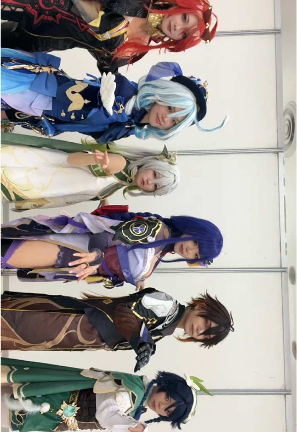 アコスタ池袋で七神併せしてきました✨😁 全員顔がよくて眼福すぎたので見てくれ ウェンティ：@ぬん  鍾離：私 雷電：@yushinkun  ナヒーダ：@ほの  フリーナ：@桃猫りんご🍎💫  マーヴィカ：@μ  #Cosplay #コスプレ #原神 #hoyocreators #七神コスプレ #genshinimpact#genshinimpactli #raidenshogun #nahida #furina #mavuika #マーヴィカと行こう #genshinclip 