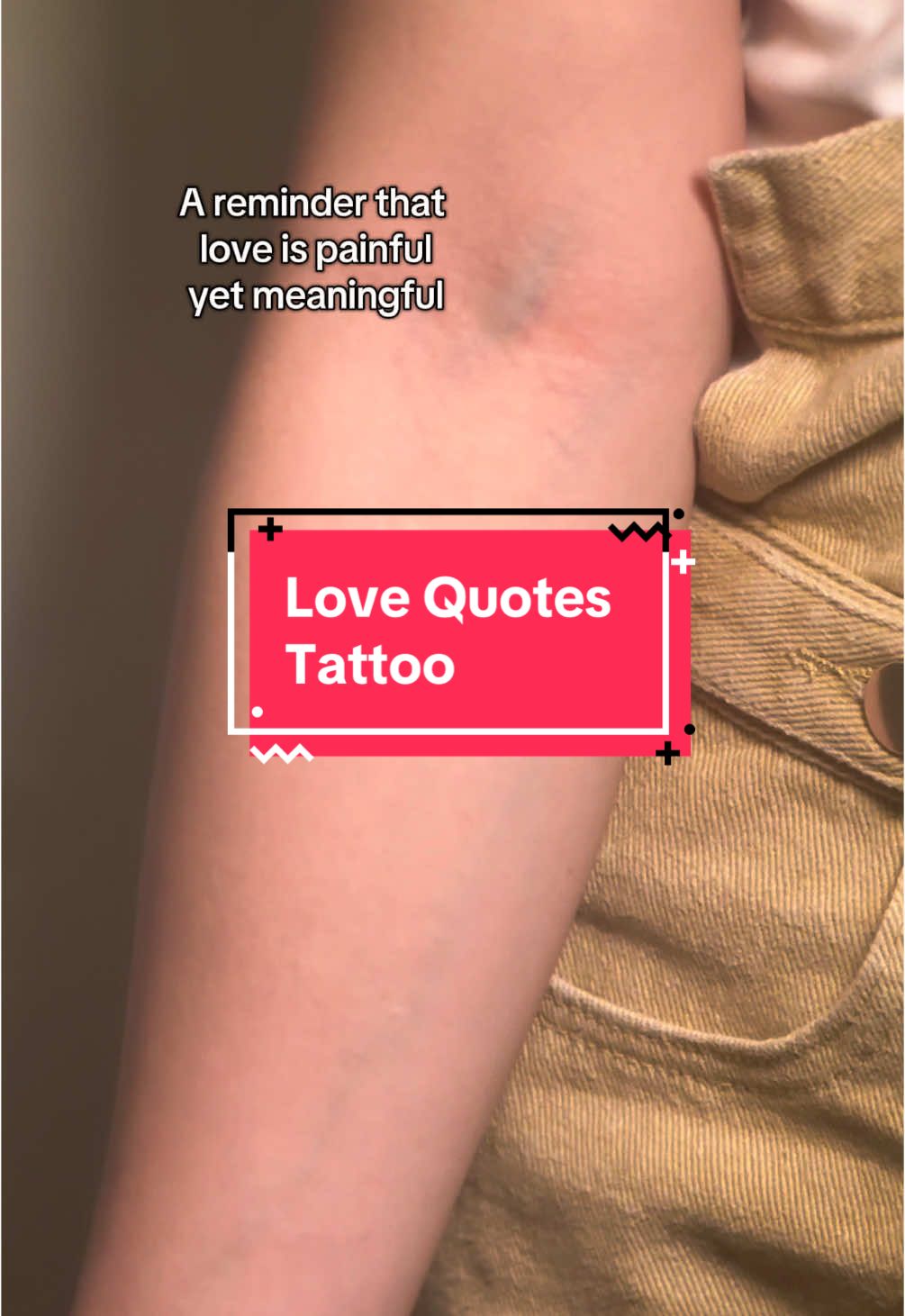 Tato ini adalah reminder kalau Cinta adalah sesuatu yang indah meskipun penuh penderitaan 🫶🫶 #quote #tattoo #Love #cinta #lovequotes #temporarytattoo #fypage #fypシ゚