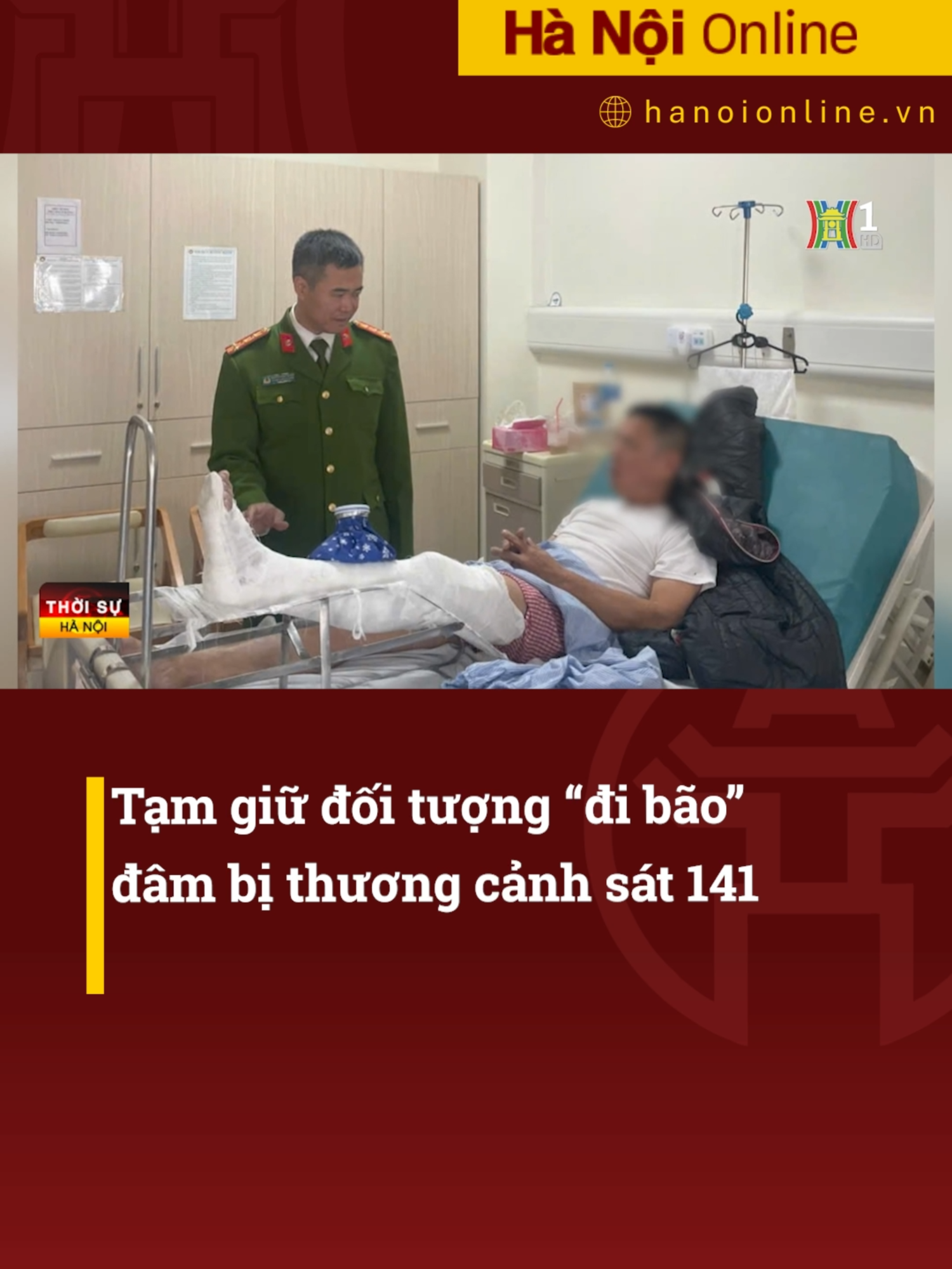 Hôm nay, Cơ quan điều tra Công an quận Hà Đông đã ra quyết định tạm giữ hình sự đối với Hồ Xuân Sinh về hành vi 'Chống người thi hành công vụ'. Trước đó, đối tượng này đã đâm xe vào một cán bộ thuộc tổ công tác 141H đang thực hiện nhiệm vụ đảm bảo an ninh trật tự sau trận chung kết lượt đi giữa đội tuyển Việt Nam và đội tuyển Thái Lan. #daihanoi #htvdaihanoi #tiktoknews