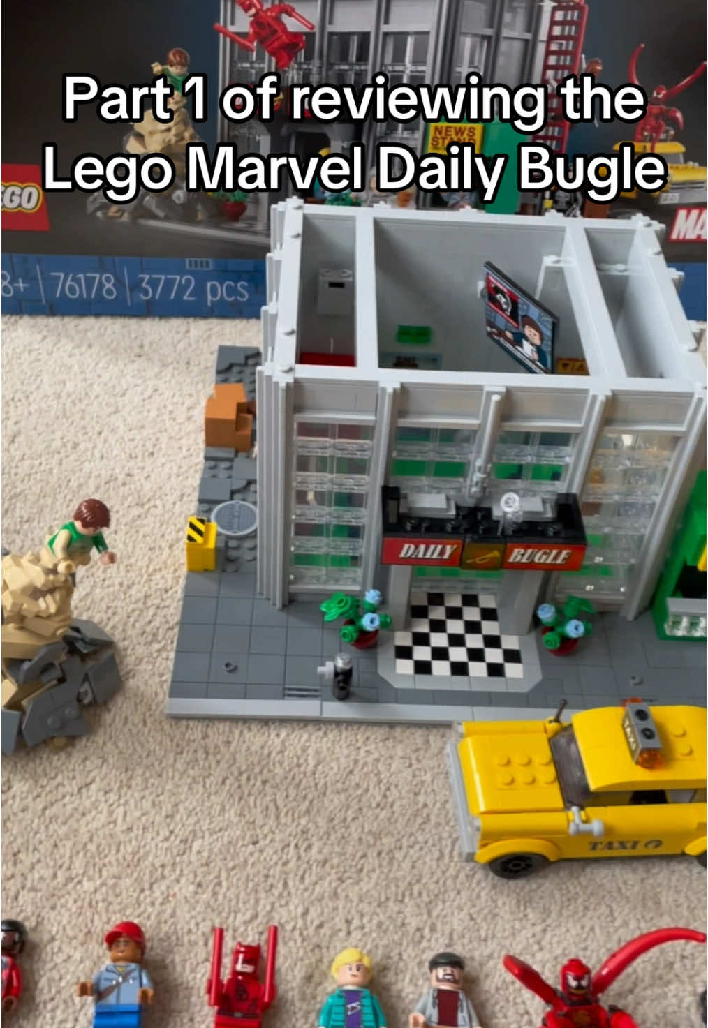 Part 1 of reviewing the Lego Marvel Daily Bugle Lego set! #fypツviral #legotiktok #codybricks29 #legohaul #review #legomarvel #legotok #thebricklegionreborn #2025 #funny #thedailybugle 