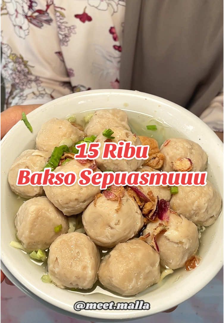 Heii 15 ribu  makan BAKSO SAK PUASMUUU GASKAN KE bakso berkat sawojajar lokasi depan SMK Telkom #makanbarengmalla #malanghits #kulinersawojajar #kulinerlegendaris #kulinerviral 