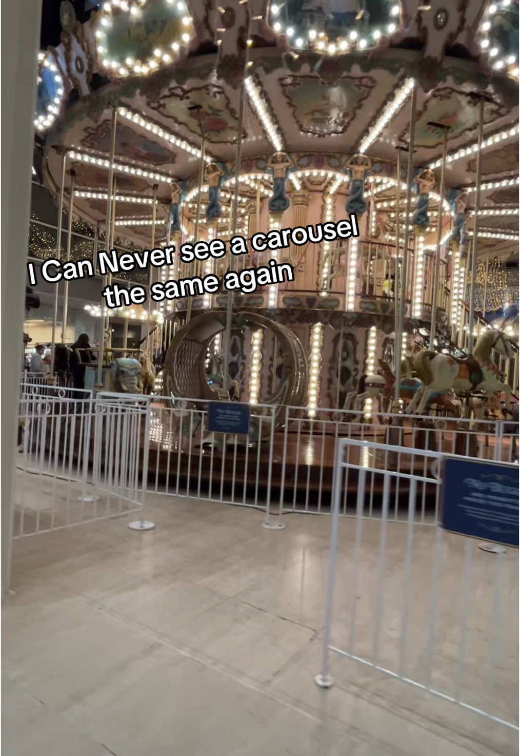 I can never see a carousel the same again… #squidgame #squidgame2 #carousel #thanos #forkscenethanos #viral #fyp #foryou #fup #pleasemakethisgoviral 